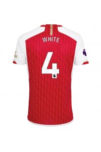 Arsenal Benjamin White #4 Jalkapallovaatteet Kotipaita 2023-24 Lyhythihainen
